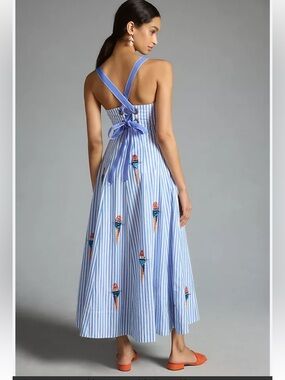 NWT retail$179 size 2 #Maeve#Reclectic sequined parrots design